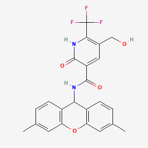 molecular formula C23H19F3N2O4 B12383491 Hsd17B13-IN-10 