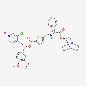 molecular formula C36H37Cl2N3O7S B12383493 (Rac)-PDE4-IN-4 