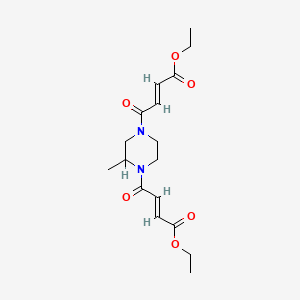 2-Methyl-1,4-bis(3-carbethoxy-1-oxo-2-propenyl)piperazine
