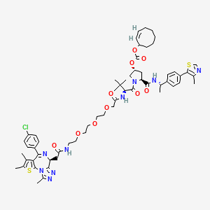 molecular formula C59H74ClN9O10S2 B12383543 BT-Protac 