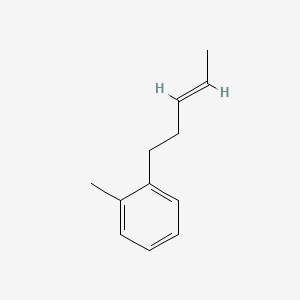 molecular formula C12H16 B1238355 邻-(3-戊烯基)甲苯 CAS No. 6047-69-4