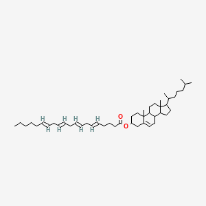 [10,13-dimethyl-17-(6-methylheptan-2-yl)-2,3,4,7,8,9,11,12,14,15,16,17-dodecahydro-1H-cyclopenta[a]phenanthren-3-yl] (5E,8E,11E,14E)-icosa-5,8,11,14-tetraenoate
