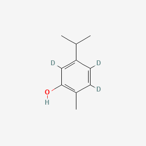 molecular formula C10H14O B12383642 Carvacrol-d3 