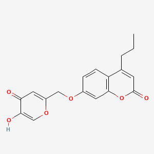 molecular formula C18H16O6 B12383649 Tyrosinase-IN-27 