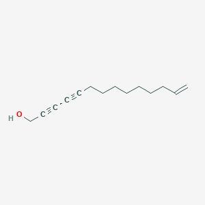 molecular formula C14H20O B1238366 13-Tetradecen-2,4-diyn-1-ol 