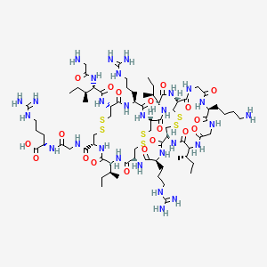 molecular formula C74H130N28O19S6 B12383673 Retrocyclin-101 