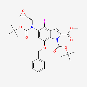 molecular formula C30H35IN2O8 B12383685 Duocarmycin SA intermediate-1 