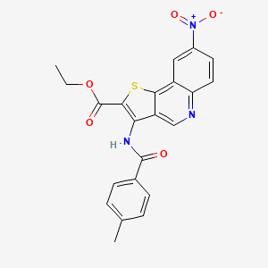 molecular formula C22H17N3O5S B12383696 Ret-IN-25 