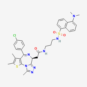 molecular formula C34H36ClN7O3S2 B12383700 Anticancer agent 134 