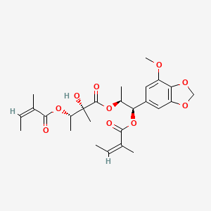 molecular formula C26H34O10 B12383709 Neohelmanthicin A 