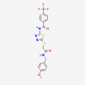 molecular formula C20H17F3N4O3S2 B12383713 GLS1 Inhibitor-7 