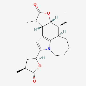 molecular formula C22H29NO4 B12383746 Bisdehydroneotuberostemonine 