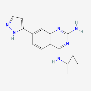 molecular formula C15H16N6 B12383765 NLRP3 agonist 1 