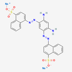 molecular formula C26H18N6Na2O6S2 B12383783 Acid Brown 5 