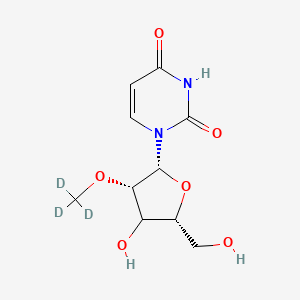 1-[(2R,3S,5R)-4-hydroxy-5-(hydroxymethyl)-3-(trideuteriomethoxy)oxolan-2-yl]pyrimidine-2,4-dione