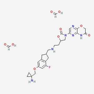 molecular formula C27H33FN6O9 B12383810 hERG-IN-1 