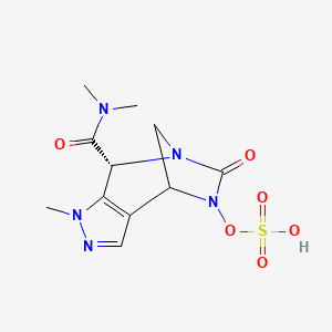 molecular formula C11H15N5O6S B12383833 Antibacterial agent 135 