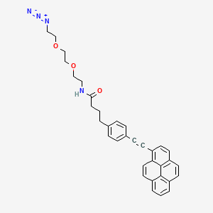 N-[2-[2-(2-azidoethoxy)ethoxy]ethyl]-4-[4-(2-pyren-1-ylethynyl)phenyl]butanamide