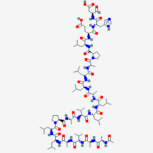 molecular formula C97H162N22O25 B12383857 Ac-AAVALLPAVLLALLAP-LEHD-CHO 