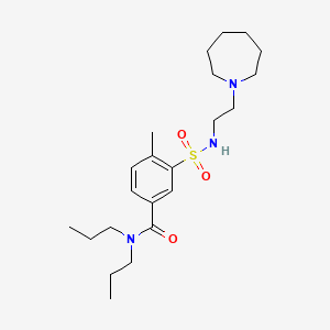 molecular formula C22H37N3O3S B12383863 BChE-IN-29 