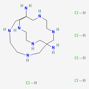 molecular formula C14H39Cl5N8 B12383868 Diamsar (hydrochloride) 