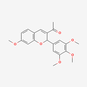 molecular formula C21H22O6 B12383886 Tnf-|A-IN-12 