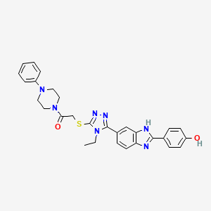 molecular formula C29H29N7O2S B12383911 Topoisomerase I inhibitor 15 