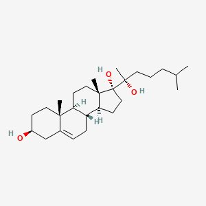 molecular formula C27H46O3 B1238393 (20R)-17alpha,20-dihydroxycholesterol 