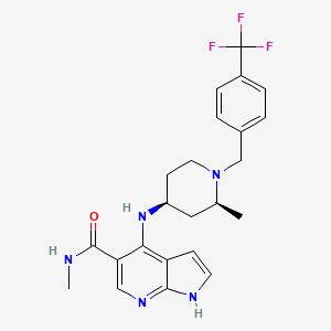 molecular formula C23H26F3N5O B12383943 Jak1-IN-13 