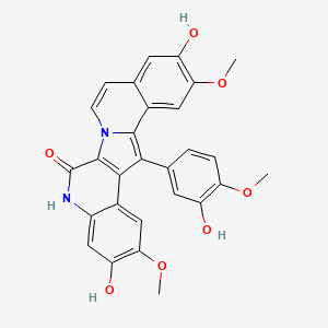 molecular formula C28H22N2O7 B12383977 Azalamellarin N 