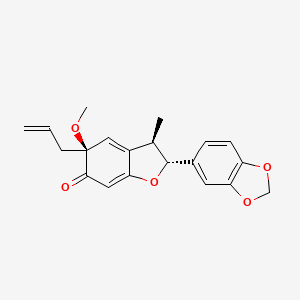 molecular formula C20H20O5 B12383980 Kadsurin A analogue-1 