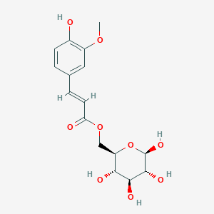 molecular formula C16H20O9 B12383999 coumaroyl(3-OMe)(-6)b-Glc 