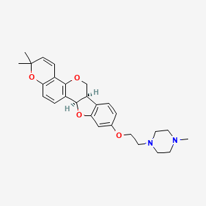 molecular formula C27H32N2O4 B12384013 Antitumor agent-106 