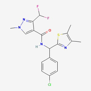 molecular formula C18H17ClF2N4OS B12384018 Sdh-IN-6 