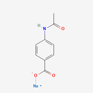 molecular formula C9H8NNaO3 B12384021 Sodium 4-acetamidobenzoate CAS No. 29305-16-6