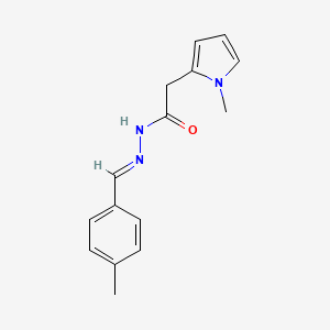 N'-[(E)-(4-methylphenyl)methylidene]-2-(1-methyl-1H-pyrrol-2-yl)acetohydrazide