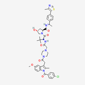 molecular formula C48H56ClN7O7S B12384095 PROTAC SARS-CoV-2 Mpro degrader-2 