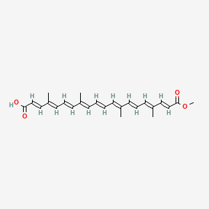 molecular formula C25H30O4 B1238410 beta-Bixin CAS No. 39937-23-0