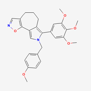 molecular formula C27H28N2O5 B12384113 Apoptosis inducer 11 