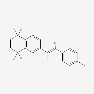 (E)-1,2,3,4-Tetrahydro-1,1,4,4-tetramethyl-6-(1-(4-methylphenyl)-1-propen-2-yl)naphthalene