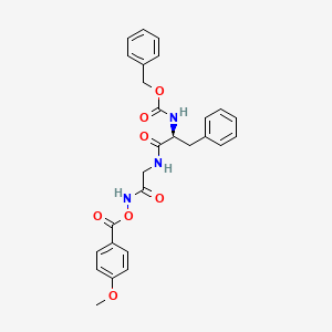 molecular formula C27H27N3O7 B12384120 Z-FG-NHO-BzOME 