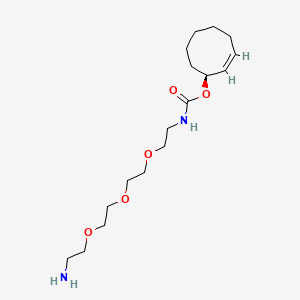 molecular formula C17H32N2O5 B12384121 (S)-Tco-peg3-NH2 