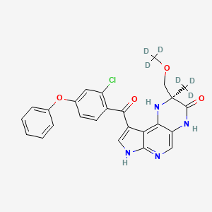 molecular formula C25H21ClN4O4 B12384152 Btk-IN-33 