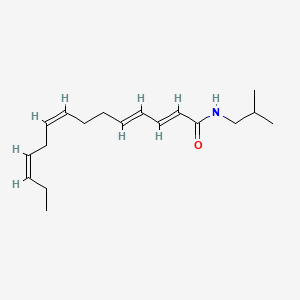 molecular formula C18H29NO B1238419 Hazaleamide CAS No. 81427-15-8