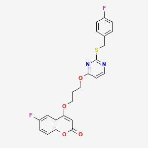 molecular formula C23H18F2N2O4S B12384191 SARS-CoV-2-IN-53 