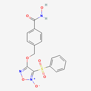 molecular formula C16H13N3O7S B12384195 Hdac6-IN-18 