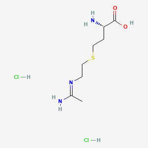 (2S)-2-amino-4-[2-(1-aminoethylideneamino)ethylsulfanyl]butanoic acid;dihydrochloride