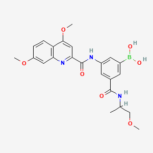 molecular formula C23H26BN3O7 B12384215 Pde3B-IN-1 