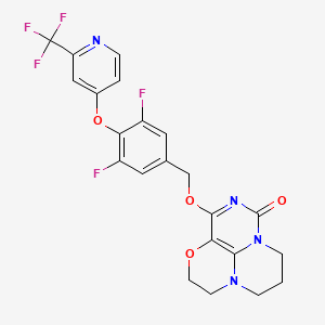 molecular formula C22H17F5N4O4 B12384222 Lp-PLA2-IN-13 