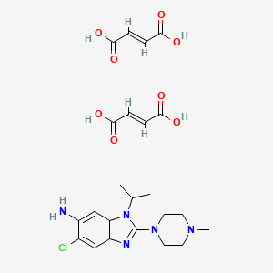 6-Amino-5-chloro-1-isopropyl-2-(4-methyl-1-piperazinyl)benzimidazole dimaleate